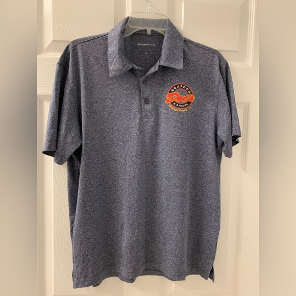 Doc’s Seafood and Steaks Polo SZ Medium Men’s - Picture 1 of 5